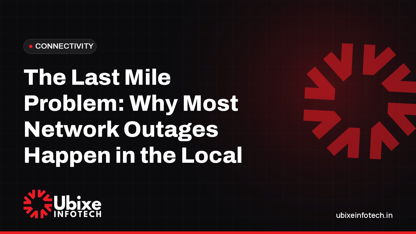 The Last Mile Problem: Why Most Network Outages Happen in the Local Loop